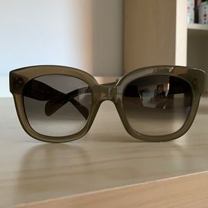 CELINE olive green sunglasses
